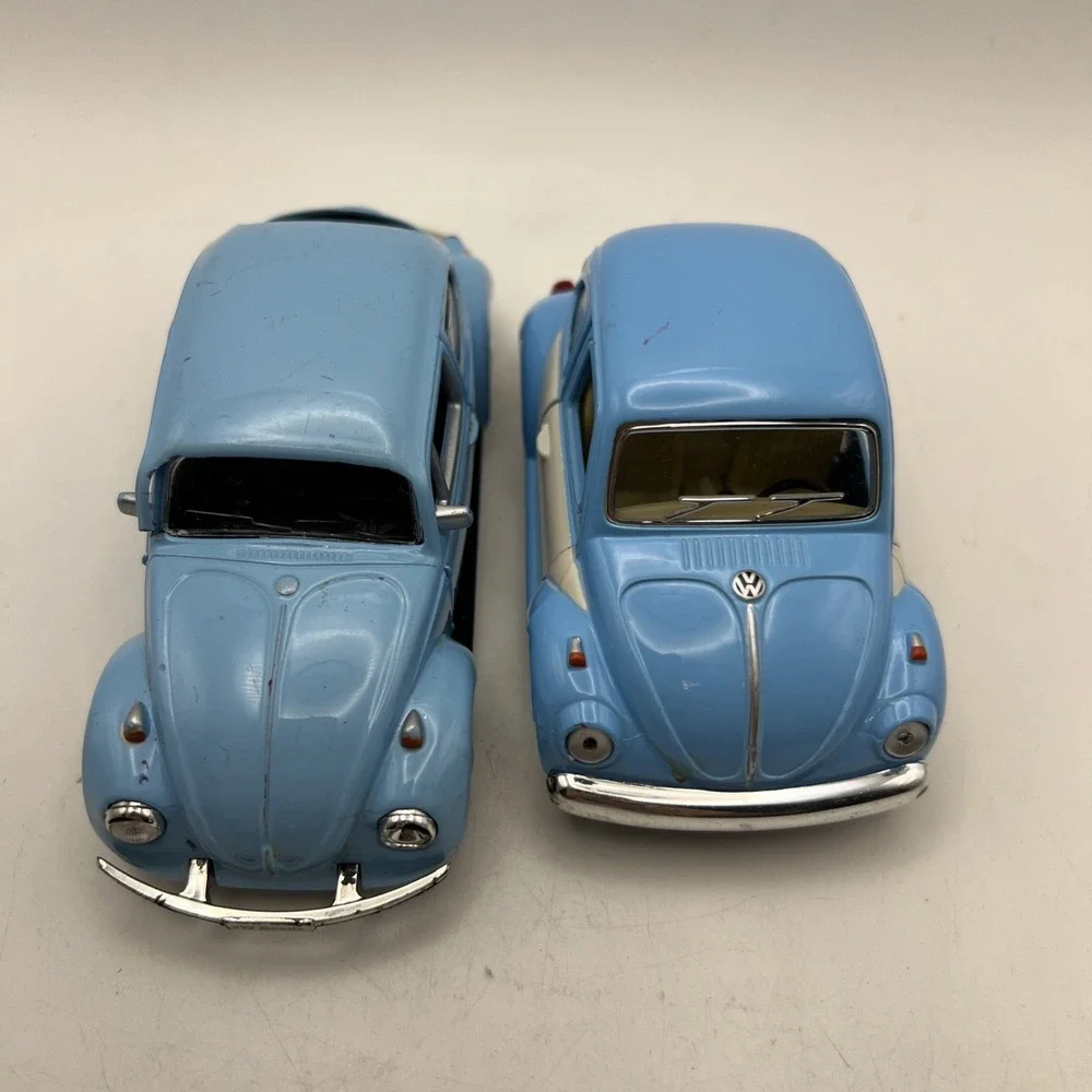 Lot Of 2 Volkswagen Beetle Diecast Model Toy Cars -4